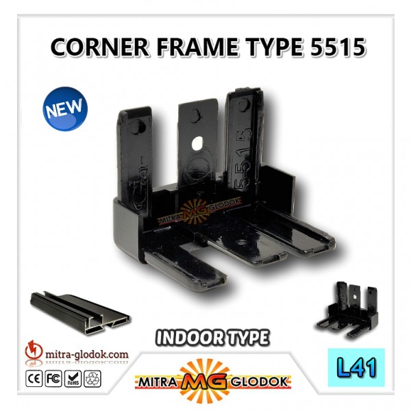 Corner Siku Frame Running Text & Videotron | 5515 - Indoor - Type D